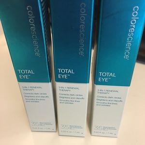 Colorescience Total Eye lot of 3